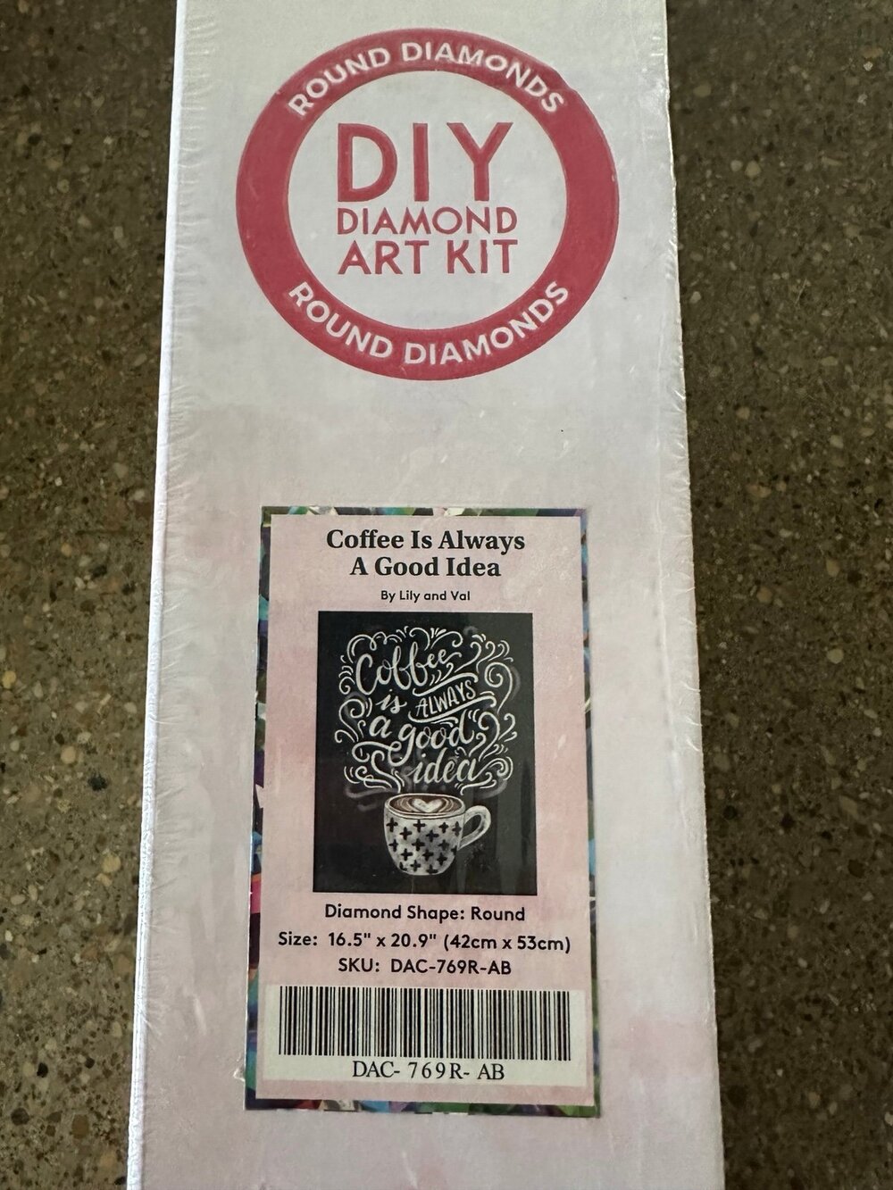 Coffee is Always a Good Idea Lily and Val Diamond Art Club Archived Sealed Round